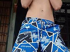 Me undressing dancing, striptease with clothes ripped, feeling so exposed