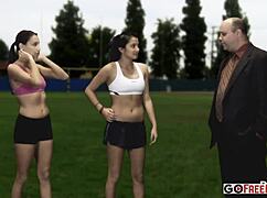 Sexy babes alyssa reece andy san dimas anna lovato in group anal