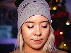 Calling boyfriend for facial cumshot to record and share on xvideos.