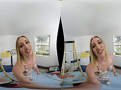 MilfVR presents tit for tat with Riley Reyes