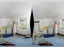 MilfVR presents tit for tat with Riley Reyes