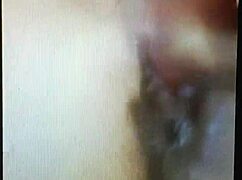 Masturbating intensely with dildo to orgasm
