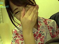 Asian amateur gives sloppy blowjob before raw pounding in bed.