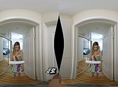 Anny Aurora breaks dorm rules with wild hardcore action on WankzVR! 😜