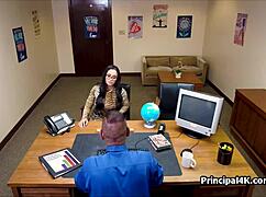 latina housewife performs oral on cock