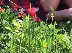 Boss fucks young 18+ secretary outdoors cheating fucking