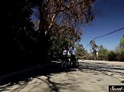 Teacher bends over teenage pussy for oral and banging in classy storyline