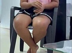 Latina College Girl Gives In To Classmate's Big Cock While Chatting Excitedly