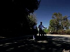 Teacher bends over teenage pussy for oral and banging in classy storyline