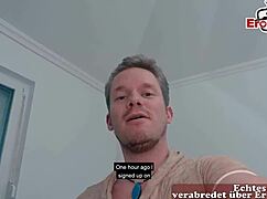 Curvy tattooed German teen gets intense facial after fucking