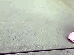 look at this babe's big juicy tits outdoors