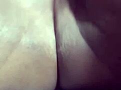 Ebony babe has real orgasm? So powerful!