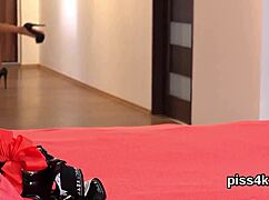 kissable lesbian nymphos sprayed with pee splashing wet snatches