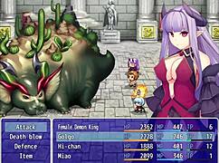 Fucking my new friends after conquering the castle in revenge of the female demon king! 😈