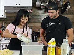 Marica Hase Boldly Inserts Eel Into Her Tight Ass