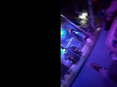 Venezuelan dancer shakes big ass at night club in Ecuador
