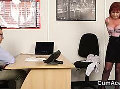 Beautiful Woman in Blowbang Receives Facial Cumshot Gulping Cream