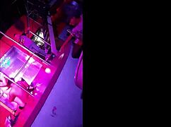 Venezuelan dancer shakes big ass at night club in Ecuador