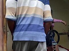 Latina teen offers pussy in public favela setting.