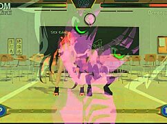 Horny gaming session turns wild with hentai fighter action. Watch h3video1 for epic moves!