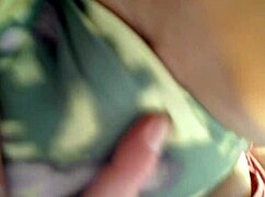 Tiny 18+ Thong Dawnskye Shares Sweet Scented Nectar With Fan