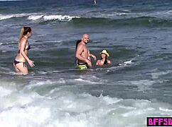 naughty bisexual teen bffs love riding on big cocks with blowjobs 😘