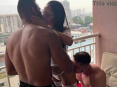 Grab Skinny On Balcony?