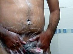 Indian guy shares emotional bathroom selfie with his girlfriend on Skype.