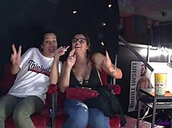 Raw orgy in public on Barcelona streets