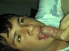 peruvian gay teacher calls me his pet while i suck him off in homemade clip