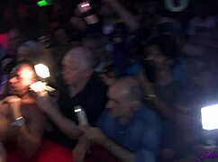 Raw orgy in public on Barcelona streets