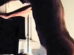 On her face with cock and balls homemade oral licking.