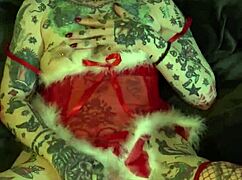 Milf On The Shelf Achieves Christmas Solo Orgasm With Fingering And Clit Play