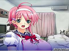 Apartment of Love Episode 5: Groping Her in Hentai Game