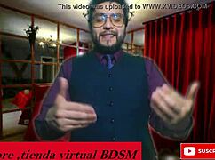 this bdsm session involves spanking and pain games 😈