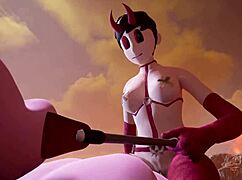 Hot furry animation gets steamy in 3d.