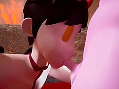 Hot furry animation gets steamy in 3d.