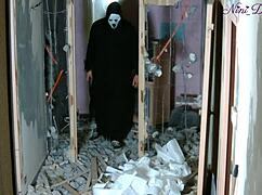 the scream guy hunts slutty witch for wild banging