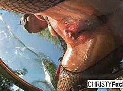 Hot christy mack masturbates tattooed body