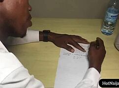 Harveyxbush tempts coursemate with his big black cock