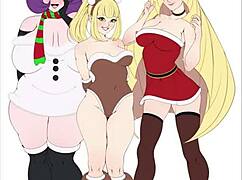 Christmas hentai with big cocks