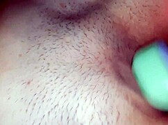 my girlfriend cums hard from the massager, wet and shaking in our lesbian fun