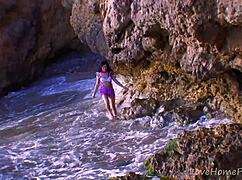 Pretty latina gets defiled at the beach in a hardcore anal session