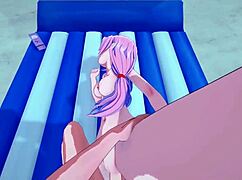 Pov Fucks Lala on Beach, Cums Inside