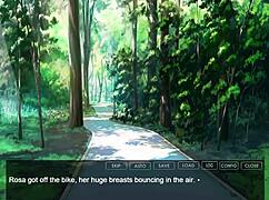 rosa pokemon dominates with footjob and handjob in femdom scene