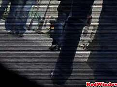 Ever seen a mature Dutch prostitute ride a tourist’s cock?