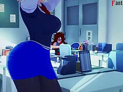 dragon ball zex androids get very horny in trailer