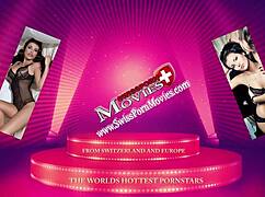 mai li is sucking two cocks dry in this threesome