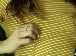 katie kush, that petite pornstar, strips her clothes for playboy