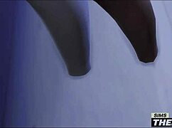 Gothic babysitter seduces big brother in sims therapy 😈